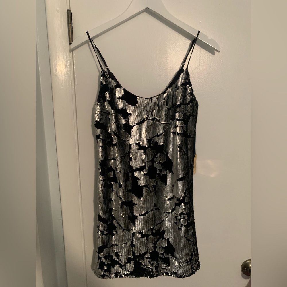 Sparkly Bodycon Spaghetti Strap Dress